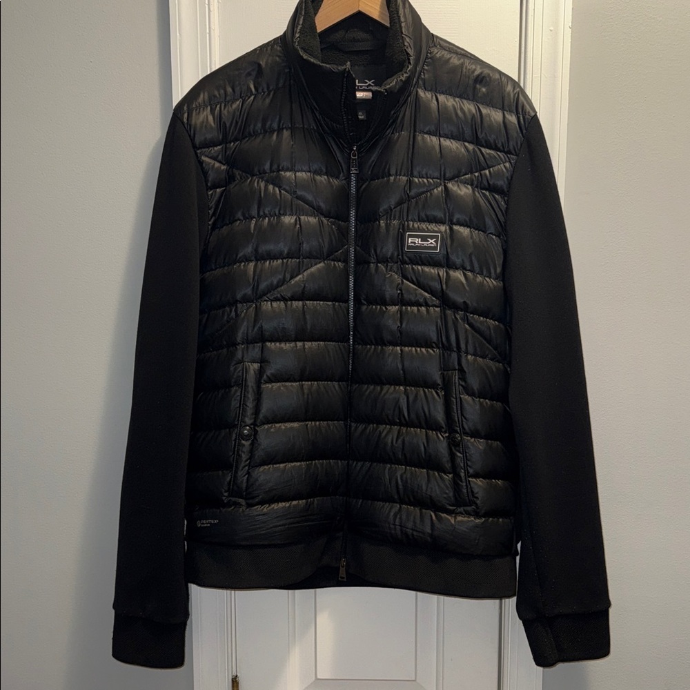 RLX Ralph Lauren Men's Black Quilted Puffer Jacket